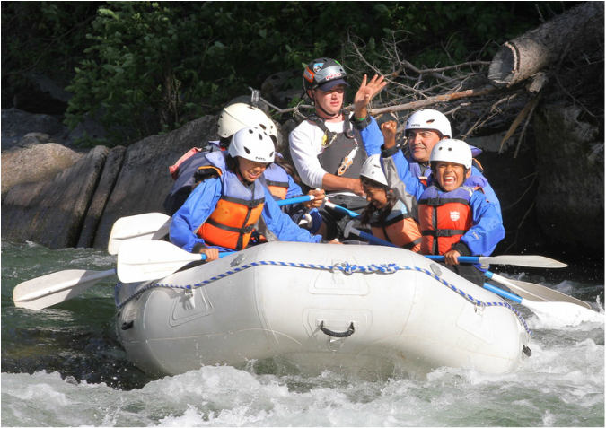 Rafting in Big Sky Montana with Geyser Whitewater Expeditions